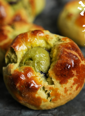 清晨里 抹茶乳酪夹心司康饼下午茶零食点心英式甜品网红休闲零食