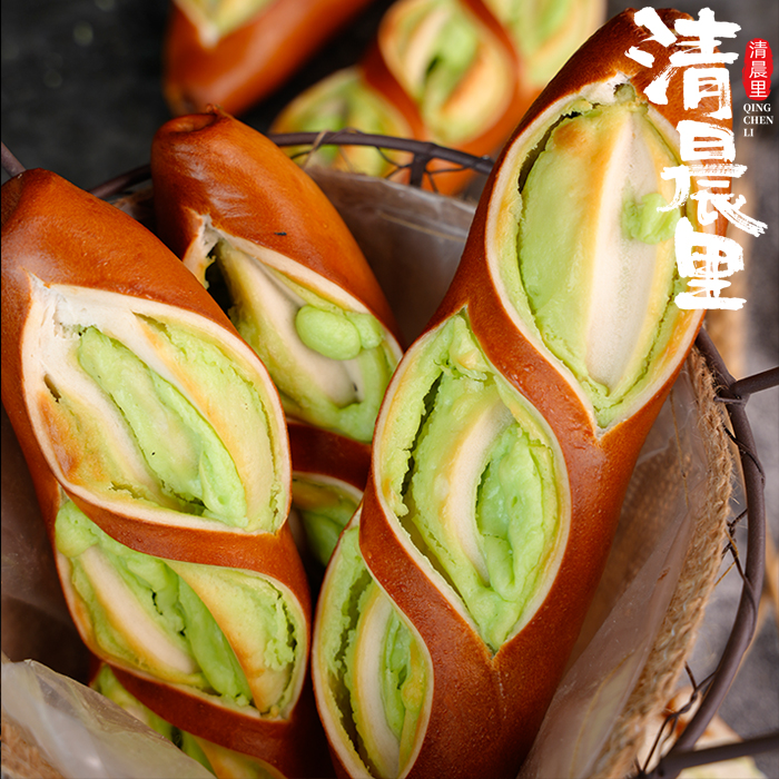 清晨里 薄荷乳酪碱水棒德式面包主食代餐下午茶速食充饥零食点心