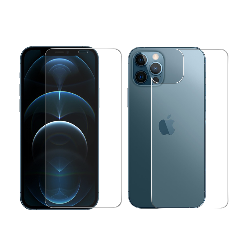 适用于苹果11钢化膜iPhonex前后膜全覆盖xr全包蓝光12pro/xsmax后钢化膜7/8plus防摔手机膜11pr