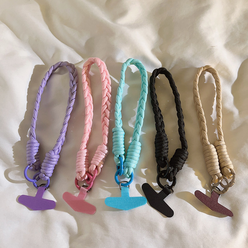 简约ins小众编织麻花短款尼龙挂绳适用于通用手机壳百搭创意CCD相机挂链汽车钥匙扣耳机套结实耐用便携男女款,3C数码配件,手机挂件/手机链,淘宝优惠券,粉丝福利购,淘宝优惠卷