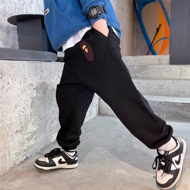 日本BAPE童装男童裤子运动裤长裤