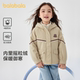 加绒连帽防风保暖衣 女童外套儿童上衣早春款 商场同款 巴拉巴拉童装