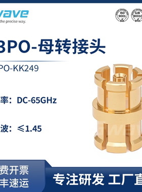 谷波互连G3PO(SMPS)母转母转接器DC-65GHz 长度2.49mm G3PO-KK249