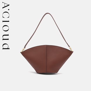 A.Cloud罗马柱扇子腋下包锁扣单肩手提包斜挎包