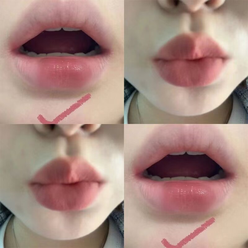 玫瑰赤豆唇泥唇釉哑光雾面不掉色不沾杯唇霜学生素颜显白裸色口红