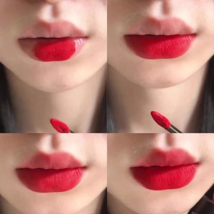 粉雾唇泥哑光雾面丝绒唇釉显白口红不掉色不沾杯学生党平价红梨色