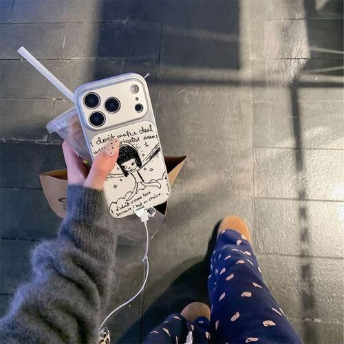 新款 防摔 亮面  高级感 情侣款