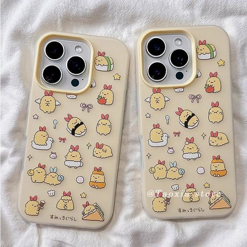 新款糖果色二合一防摔磨砂高级感时尚手机壳