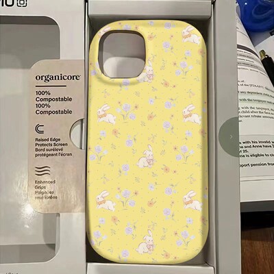 满屏碎花小兔适用于荣耀x60i手机壳x50x40畅玩30plus时尚90/100/200全包华为pura70新款nova12/11/10/9保护套