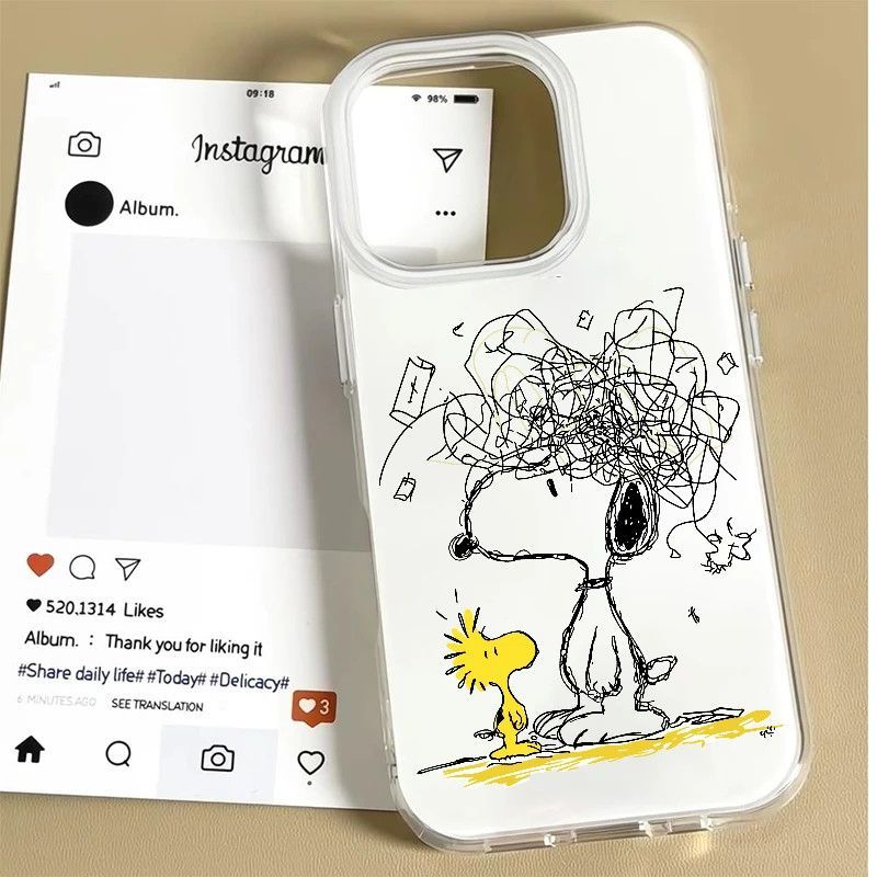 防摔 白底IMD 高颜值