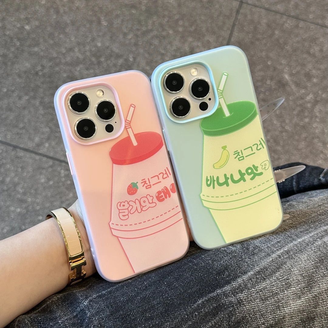 新款糖果色二合一防摔磨砂高级感时尚手机壳