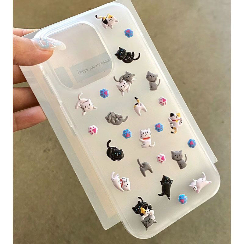 苹果磨砂大孔小众手机壳