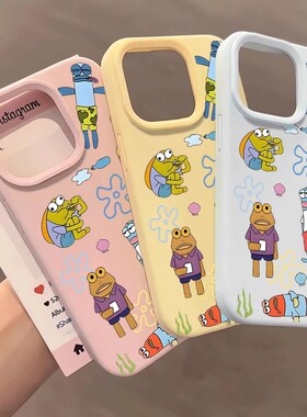 卡通小丑鱼适用于vivos18/s19/s20手机壳y100i液态大孔y78/y51s/y35新款防摔IQOOz7i/z5x创意neo8/9/10软套