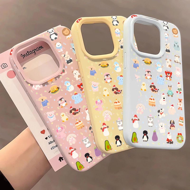 韩风ins新款防摔时尚糖果色情侣网红保护套