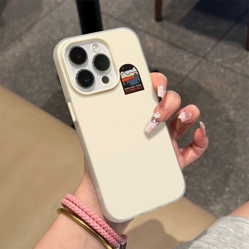 新款糖果色二合一防摔磨砂高级感时尚手机壳