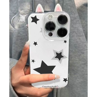 日韩ins星星适用于OPPOk12x手机壳reno13/11/10防摔Findx8新款a58/a35/a2pro硅胶realme真我GT时尚v23保护套