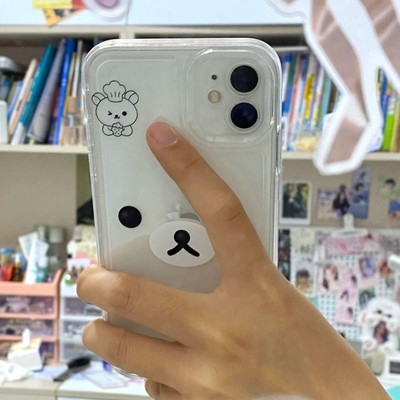 简约可爱小熊适用于OPPOA3pro手机壳reno13/12/11/10硅胶Findx8x7x6x5全包a35/a58/a72/a93/a97情侣k12保护套