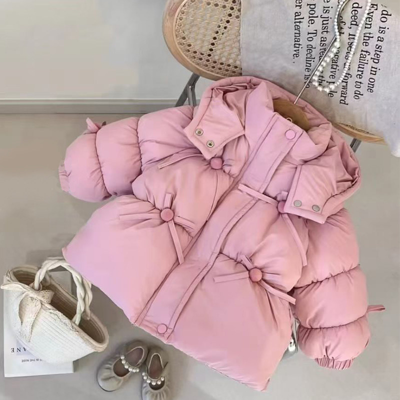儿童棉服女童2025新款加厚儿童棉袄宝宝冬季洋气棉衣冬装外套公主