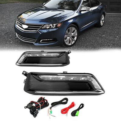 适用于Chevy Impala 2014-2019 LED日行灯DRL行车雾灯原厂款