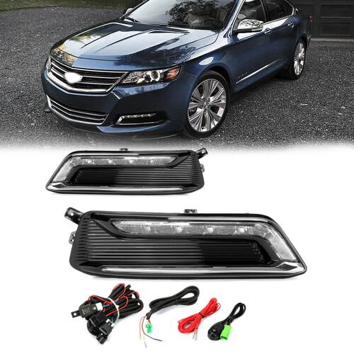 适用于Chevy Impala 2014-2019 LED日行灯DRL行车雾灯原厂款