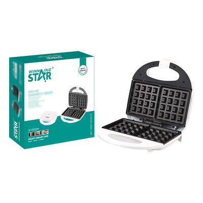 winning star 跨境三明治机早餐机多功能烤面包机英规欧现货