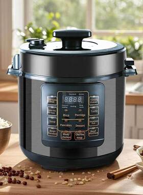 外贸electric pressure cooker电压力锅家用升电饭煲6L压锅
