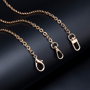 适配lv老花麻将包链条三合一女包链子配件单卖斜挎包金属替换肩带