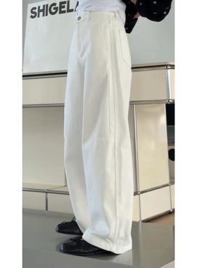 现货诗歌兰75037韩系时髦知性显瘦直筒裤牛仔裤女2025冬季新款