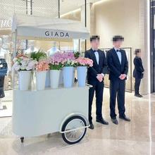 活动展会促销车宣传花车移动门店小推车摆摊酒店商场展销台烤肠车