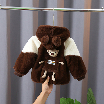 加厚秋冬卡通小熊童装