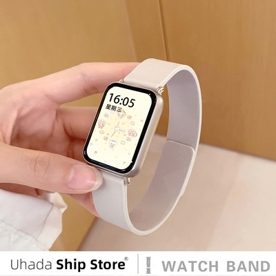 荔枝纹软磁运动适用小米9pro腕带