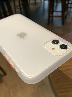 撞色白色肤感适用苹果15手机壳iphone15promax全包边13液态磨砂14保护套iphone11简约14promax透明12壳情侣XS