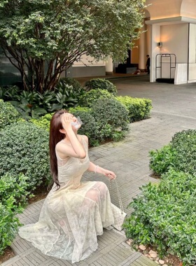 baipang【现货清仓】原268【香水百合】蕾丝长裙