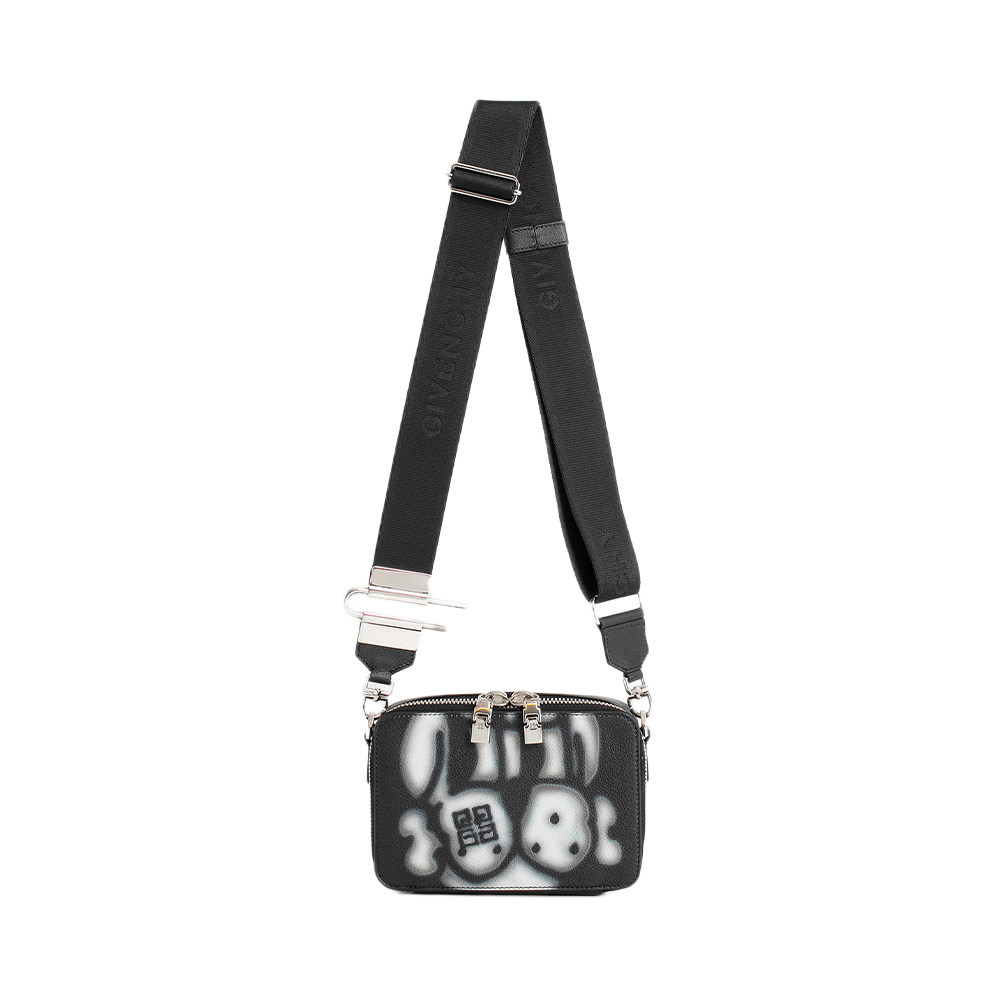 Givenchy纪梵希 男士黑色迷你单肩包 BKU01YK1DN-004