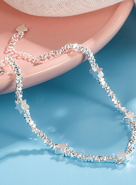 碎银子星星手链女小众设计