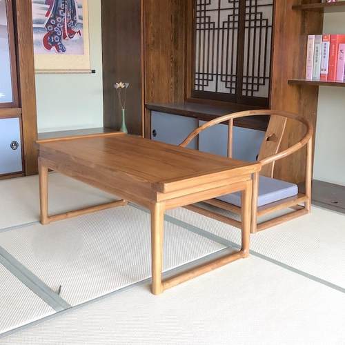 实木日式禅意榻榻米茶桌茶几