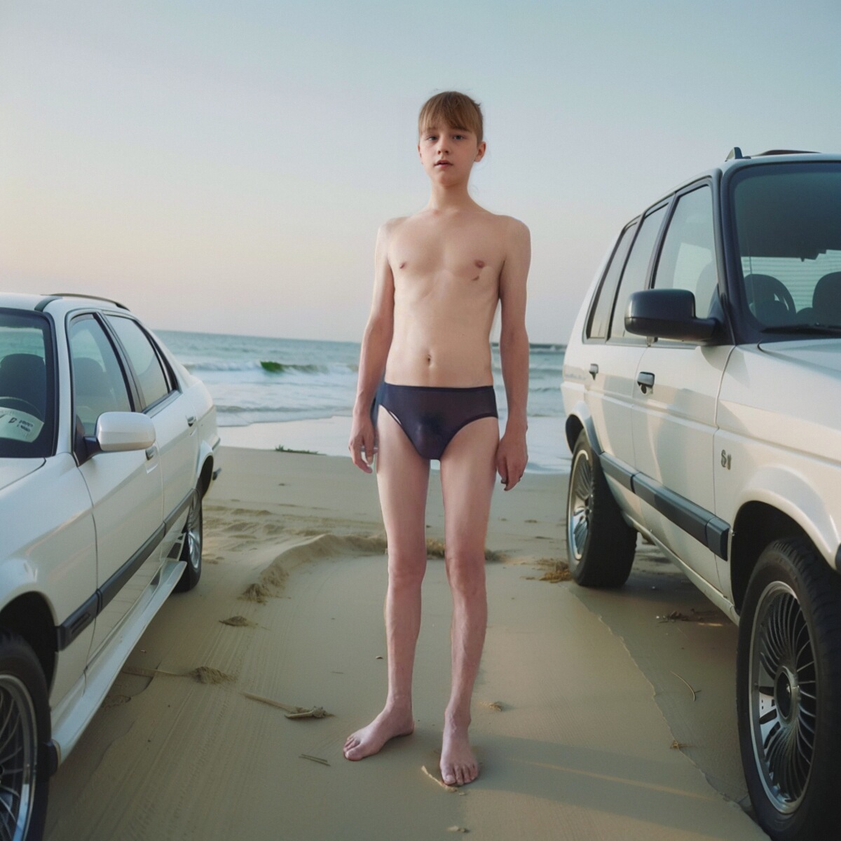 超薄高密油光透明油亮无痕三角裤