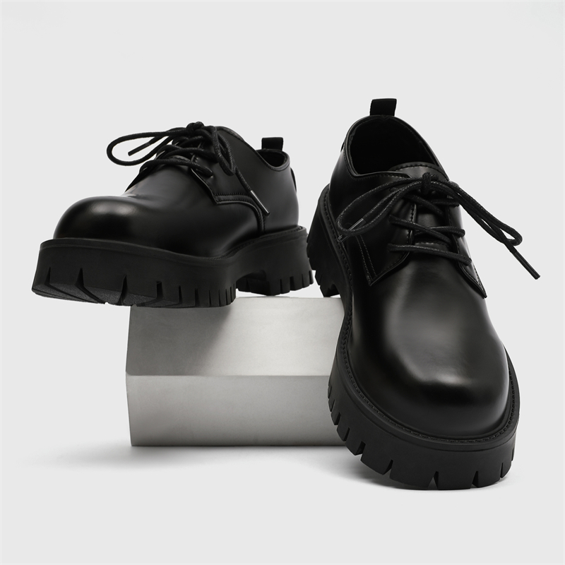 安能玛皮鞋商务正装英伦德比鞋