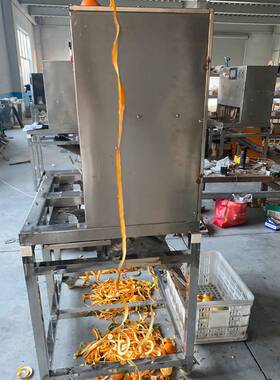 橙机子削皮备商台式两工位用去皮水果削皮设机全自动水果削皮机