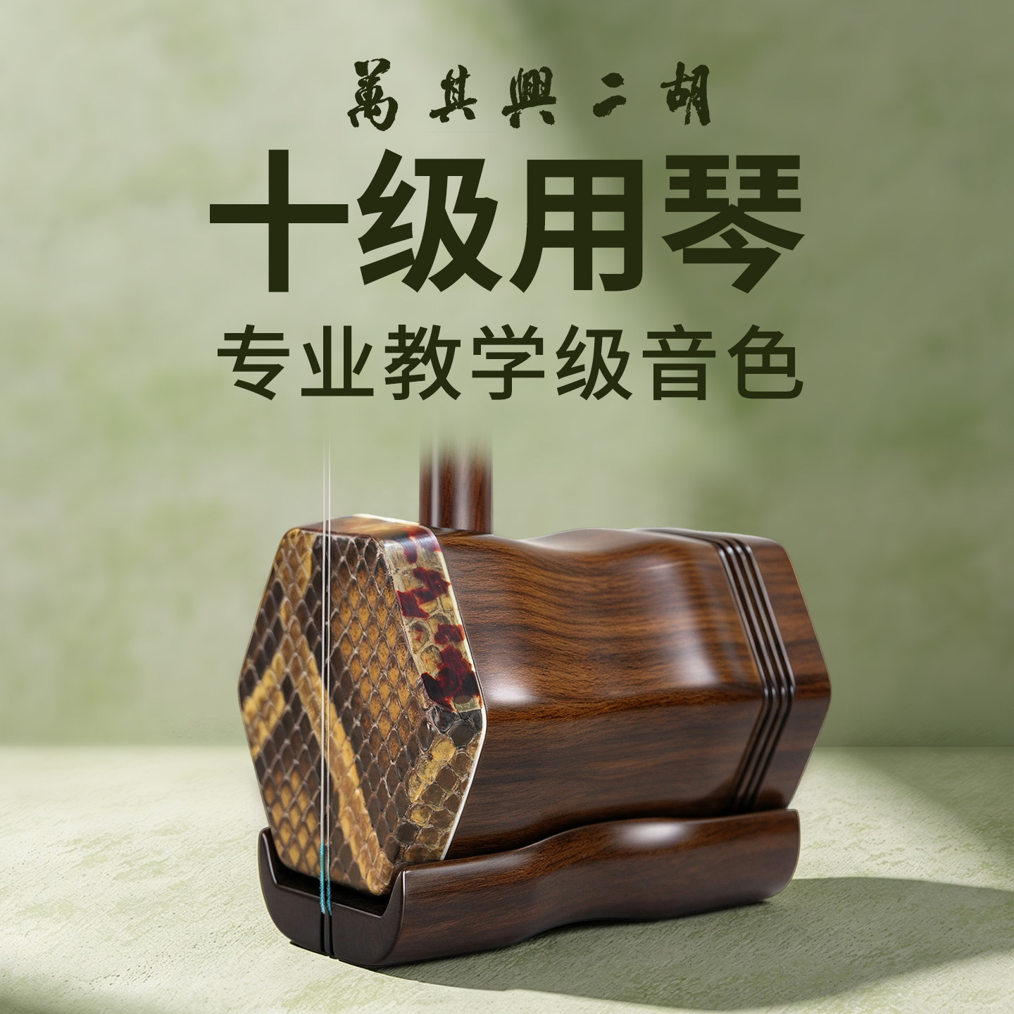 万其兴二胡乐器旗舰店红木初学者入门专业考级高级十大名牌二胡