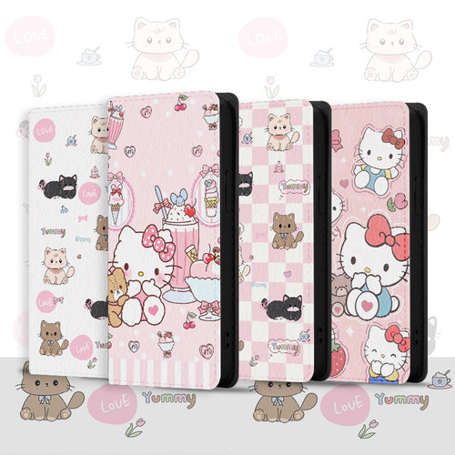 仿皮+TPU卡通翻盖插卡