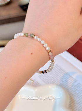 JINYU甜美天然淡水珍珠手链女