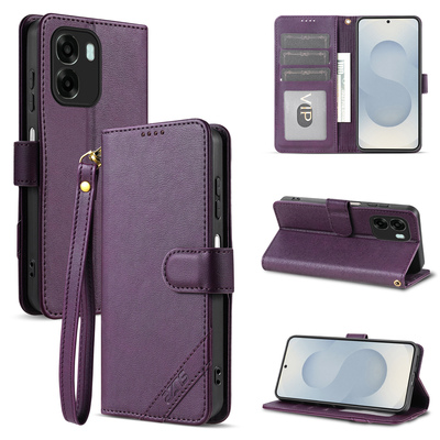 OPPOA6K商务翻盖皮套手机壳全包