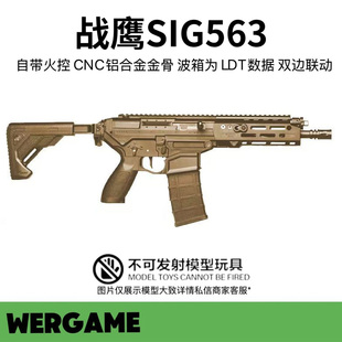 战鹰SIG563电动玩具枪西格绍尔金属突击步枪三角洲wargame发射器