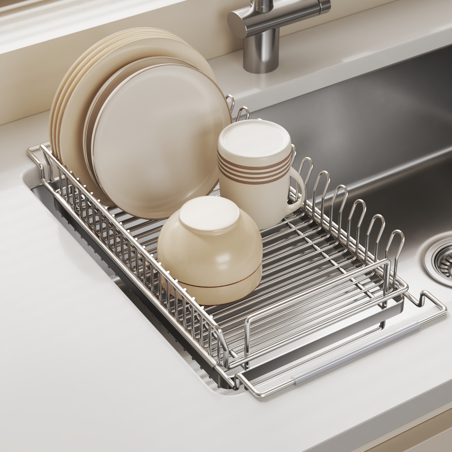 304不锈钢伸缩水池沥水架水槽沥水碗架多功能家用厨房台面沥水架,厨房/烹饪用具,厨房置物架/置物柜/角架,淘宝优惠券,粉丝福利购,淘宝优惠卷