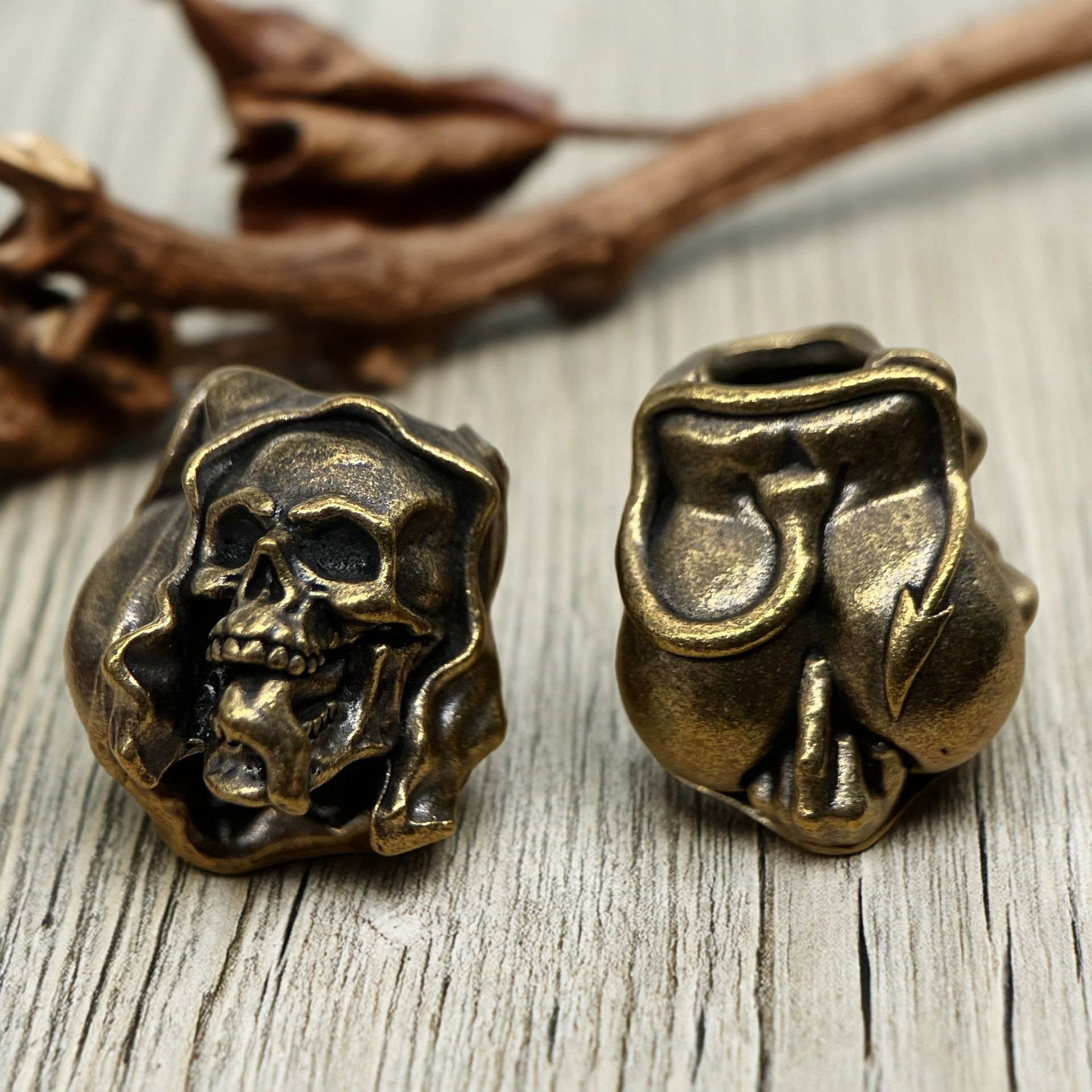 复古黄铜勾引EDC刀坠DIY挂件