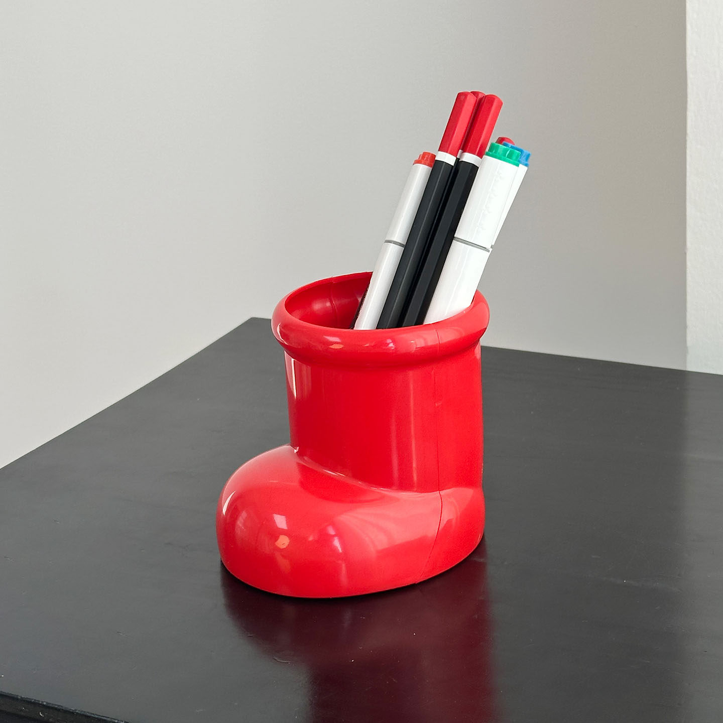 考研好物红靴子笔筒收纳2026马年春节桌面收纳装饰摆件送朋友礼物,文具电教/文化用品/商务用品,笔筒,淘宝优惠券,粉丝福利购,淘宝优惠卷