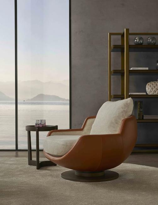 北欧简约靠背沙发椅设计师款