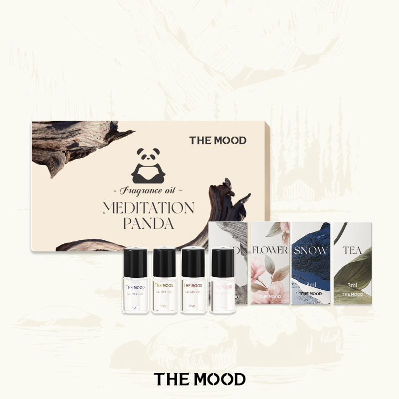 未知气味熊猫车载香薰机专用替换精油补充液&专属配件底座