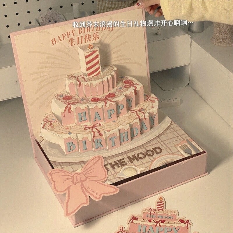 未知气味生日蛋糕香水礼盒高级感小众生日礼物女生送闺蜜创意礼物